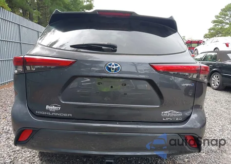 2020 Toyota Highlander Hybrid Limited z USA, uszkodzony, nr VIN 5TDXBRCHXLS012219